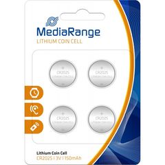 Μπαταρία Λιθίου MediaRange Coin Cells CR2025 3V (4 Pack) (MRBAT131)