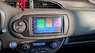 Toyota Yaris οθόνη Android 11 Target Acoustics και κάμερα 175  by dousissound