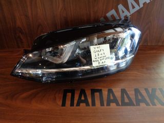 VW Golf 7 2013-2017 Φανάρι Εμπρός Αριστερό Bi-Xenon Έξυπνο με φως ημέρας Led Χωρίς Πλακέτες (2) (Κωδικός: 5G1941033 / 90024309)