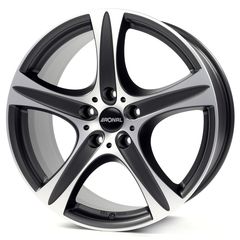 RONAL R55 SUV 8.5x18" ( Dull Black / Polished )