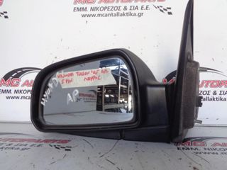 Καθρέπτης  Αριστερός Μαύρο HYUNDAI TUCSON (2004-2009)     5 pin-Άβαφος