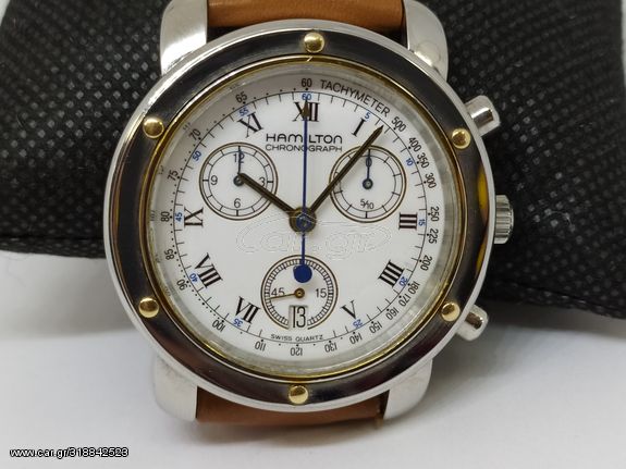 HAMILTON CHRONOGRAPH 8800  ΑΝΤΡΙΚΟ ΡΟΛΟΙ ΣΕ ΑΡΙΣΤΗ ΚΑΤΑΣΤΑΣΗ ΤΙΜΗ 350 ΕΥΡΩ