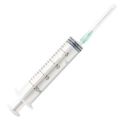 Σύριγγες Pruno 20ml 21G x 1 1/2 μη πυρετογόνο 02.10.120.21 (1 τεμάχιο)