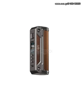 Lost Vape Box Mod Thelema Solo 100W - Full Leather Series - Gun Metal Ochre Brown