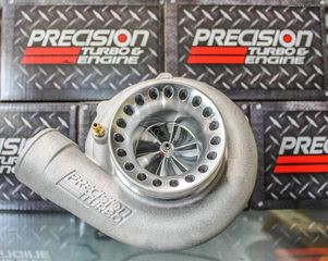 Precision Turbo PT 6266 GEN1 Στροβιλοσυμπιεστής / ρουλεμάν / T3 0,82 A/R / εξωτ. WG. / Έξοδος V-Band / Υψηλή ροή S-cover / έως 735 HP Τούρμπο 