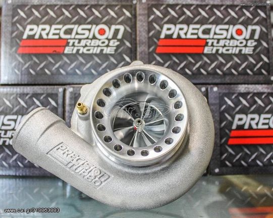 Precision Turbo PT 6266 GEN1 Στροβιλοσυμπιεστής / ρουλεμάν / T4 Twinscroll 1.00 A/R / εξωτ. WG. / Έξοδος V-Band / Υψηλή ροή S-cover / έως 735 HP Τούρμπο 