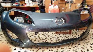Mazda MX5 NC Facelift 2008-2014 Front spoiler lip bumper black gloss-thumb-1
