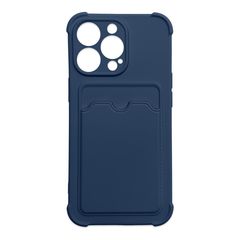 Card Armor Case cover for iPhone 13 mini card wallet Air Bag armored housing navy blue