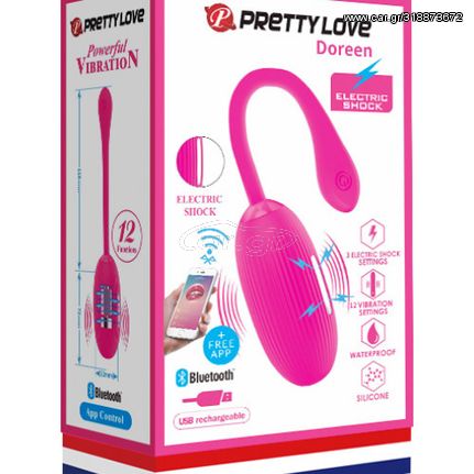 PRETTY LOVE DOREEN App controlled Electro shock EGG