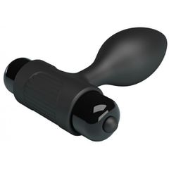 Pretty Love Vibra Butt Plug Black 8,5cm-thumb-3