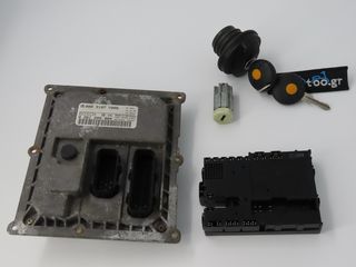 SMART 450 SET ΕΓΚΕΦΑΛΟΣ ΜΕ ΚΛΕΙΔΙΑ ECU ENGINE CONTROLLER SMART FORTWO 0.6 BOSCH 0 261 205 004, 0261205004, 000 3107 V006, 0003107V006