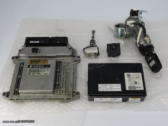 HYUNDAI I20 SET ΚΟΜΠΛΕ ΕΓΚΕΦΑΛΟΣ ΜΕ ΚΛΕΙΔΙ + ΚΛΕΙΔΑΡΙΕΣ KEFICO 0209 39125-2B062