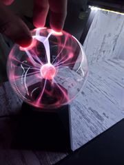 Λάμπα χαμηλού φωτισμού Plasma ball (Tesla coil)