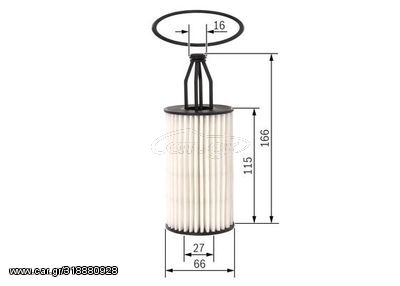 BOSCH F 026 407 199 Φίλτρο λαδιού A276 180 0009