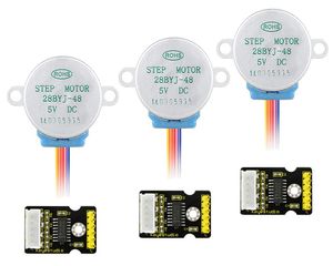 KEYESTUDIO stepper motor drive board και stepper motor KS0327, 5V, 3τμχ