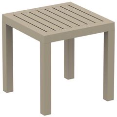 Τραπέζι Ocean, 45/45/45 cm., Genomax - Λευκό