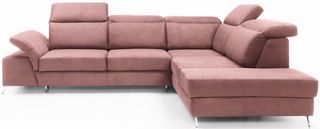 16806569 Γωνιακός καναπές Milani-Αριστερή-Roz Μασίφ Ξύλο,Κόντρα πλακέ,MDF , 1 Τεμάχιο