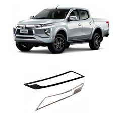 Mitsubishi L200 (Triton) 2019+ Προστατευτικές Γρίλιες Μπροστά Φαναριών