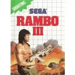 Sega Master System GAME: Rambo 3 (MTX) only game