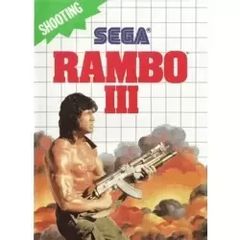 Sega Master System GAME: Rambo 3 (MTX) only game