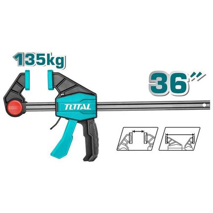 TOTAL ΕΠΑΓΓ. ΣΦΙΓΚΤΗΡΑΣ ΜΑΡΑΓΚΩΝ ΑΥΤΟΜΑΤΟΣ 36" / 80X900mm (THT1346803)