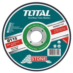 TOTAL ΔΙΣΚΟΣ ΚΟΠΗΣ ΔΟΜΙΚΩΝ ΥΛΙΚΩΝ - ΠΕΤΡΑΣ 115 Χ 3mm (TAC2221151)