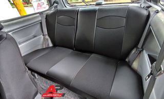 HYUNDAI i10 (2019-2023) Καλύμματα Καθισμάτων Premium (Τεχνόδερμα - Ύφασμα)-thumb-8