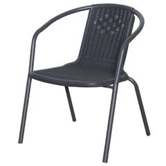 Καρέκλα 4572 ανθρακί, 52x55x75 εκ., Genomax