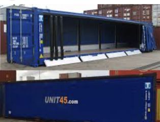45ft HC Container  double curtain-side-thumb-1