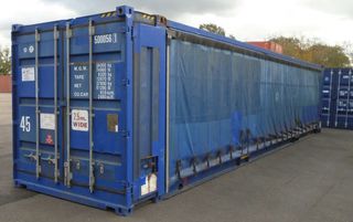 45ft HC Container  double curtain-side