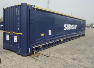 45ft HC Container  double curtain-side-thumb-2