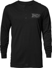 ΜΠΛΟΥΖΑ THOR HENLEY ΜΑΥΡΟ SMALL