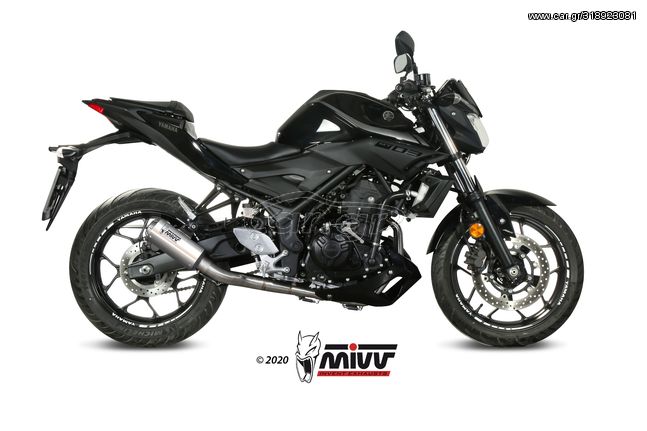 Mivv Εξάτμιση Ολόσωμη MK3 S.Steel Yamaha MT 03 2015 - 2023 Racing Version Χωρίς Προδιαγραφές Θορύβου*