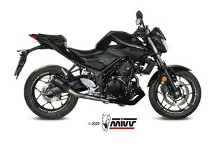 Mivv Εξάτμιση Ολόσωμη SM3 Black S.Steel Yamaha MT 03 2015 - 2023 Racing Version Χωρίς Προδιαγραφές Θορύβου*