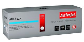 Activejet ATH-411N toner for HP printer; HP 305A CE411A replacement; Supreme; 2600 pages; cyan