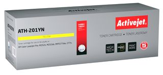 Activejet ATH-201YN toner for HP printer HP 201A CF402A CRG045 replacement; Supreme; 1400 pages; yellow