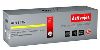 Activejet ATH-542N toner for HP printer; HP 125A CB542A, Canon CRG-716Y replacement; Supreme; 1600 pages; yellow