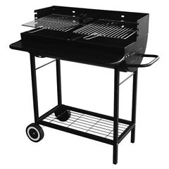 BBQ1170 ΨΗΣΤΑΡΙΑ ΚΑΡΒΟΥΝΟΥ ΜΕ ΤΡΑΠΕΖΙΑ + ΡΟΔΕΣ 76x40cm BORMANN 024347