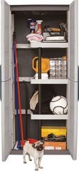 ΝΤΟΥΛΑΠΑ LINEA STEEL 2ΦΥΛΛΗ 3 ΡΑΦΙΑ+ΧΩΡΙΣΜΑ 70x39x165cm ARTPLAST S71/PST