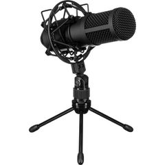 Tascam TM-70 Dynamic XLR Broadcast & Podcast Microphone with Table Stand - TASCAM