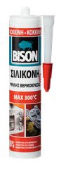 ΣΙΛΙΚΟΝΗ ΥΨΗΛΗΣ ΘΕΡΜΟΚΡΑΣΙΑΣ 300°C BISON SILICONE HIGH TEMP ΚΟΚΚΙΝΗ 280ml 6303182