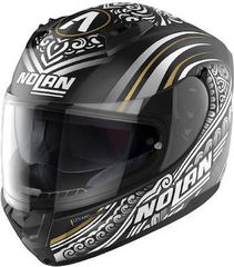 ΚΡΑΝΟΣ NOLAN N60-6 GEMINI REPLICA N-COM A.CANET TEST FLAT BLACK (48)