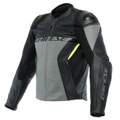 ΜΠΟΥΦΑΝ DAINESE RACING 4 LEATHER JACKET (Charcoal-Gray/Black)
