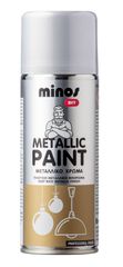 ΣΠΡΕΙ METALLIC PAINT RAL9007 ΑΣΗΜΙ MINOS COLOR 400ML 9193