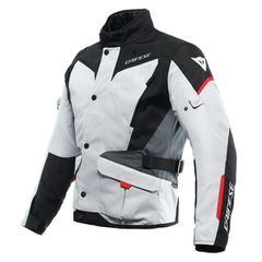 ΜΠΟΥΦΑΝ DAINESE TEMPEST 3 D-DRY® JACKET (Glacier-Gray/Black/Lava-Red)