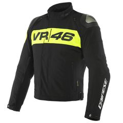 ΜΠΟΥΦΑΝ DAINESE VR46 PODIUM D-DRY® JACKET (Black/Fluo-Yellow)