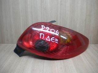 ΦΑΝΑΡΙ ΠΙΣΩ ΔΕΞΙΟ PEUGEOT 206 2003 - 2009 ** ΓΝΗΣΙΟ ΜΕ ΠΛΑΚΕΤΑ **