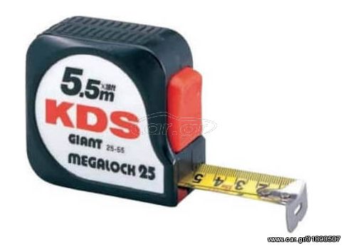 ΜΕΤΡΟ GIANT MEGALOCK 25-55 5.5mx25mm KDS GT25-55WBBP