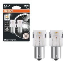 Λάμπες Φλας Led Osram P21W BA15S Πορτοκαλί 12volt 1.3 watt 7506DYP-02B