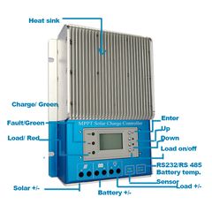 Solar charge controller 12/24/36/48v, 60A